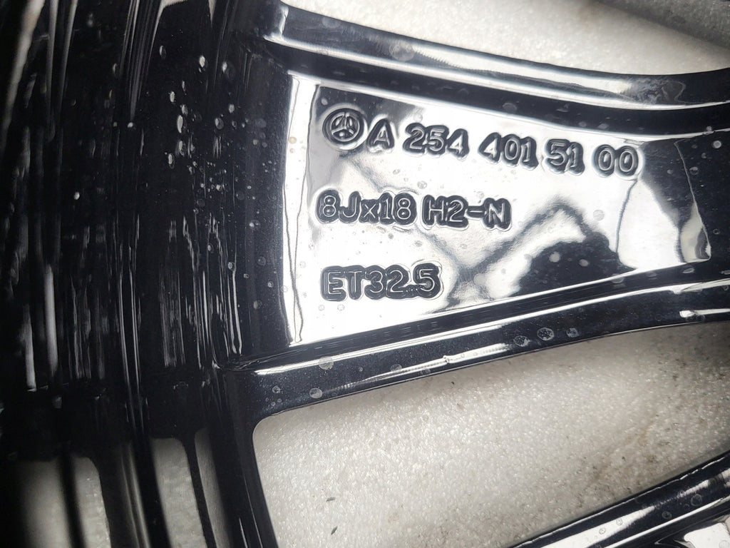 1x Alufelge 18 Zoll 8.0" 5x112 32ET Glanz Silber A2544015100 Mercedes-Benz Glc FEL1413109812vg