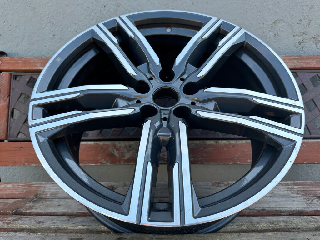 1x Alufelge 19 Zoll 8.0" 5x112 26ET Glanz Graphit 8090019 BMW 8 G16 G14 G15 Mg FEL8944581000mz