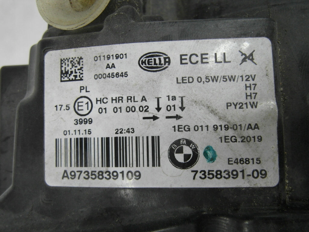 Frontscheinwerfer BMW 1 F21 F20 7358391-09 LED Links Scheinwerfer Headlight SCH3324848030dz