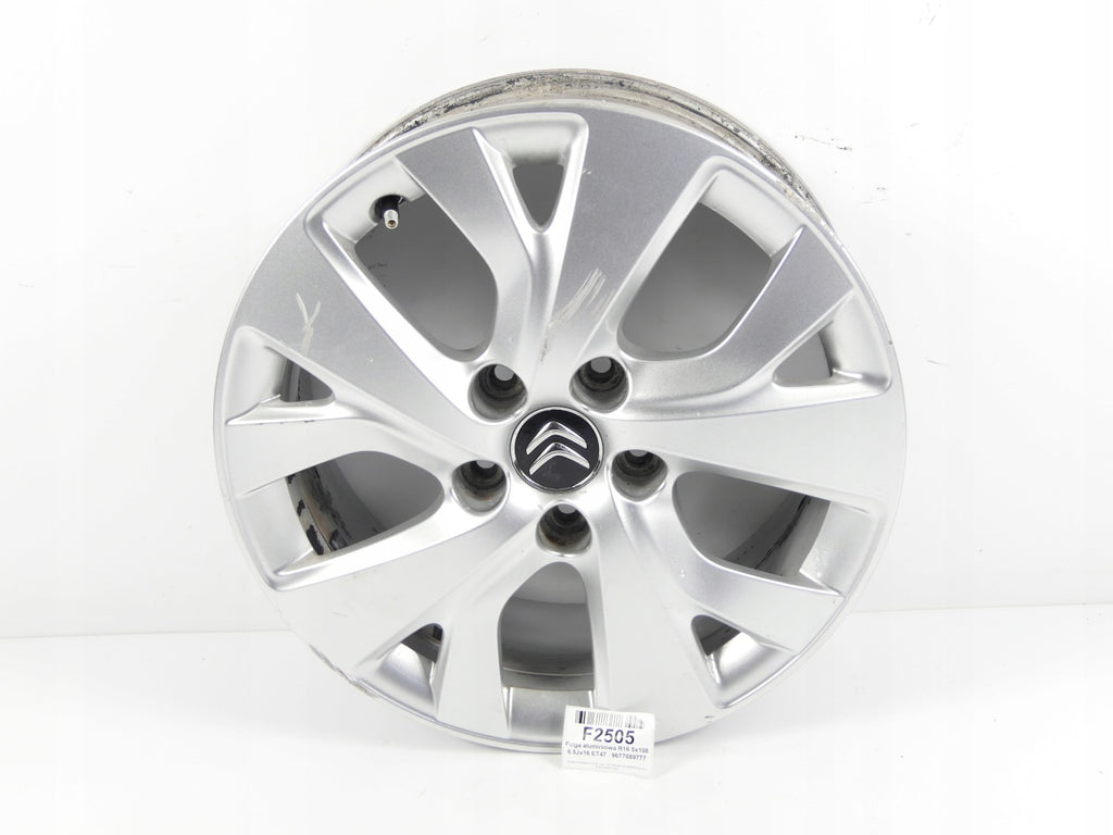 1x Alufelge 16 Zoll 6.5" 5x108 47ET Silber 9677089777 Citroën C4 Picasso Ii FEL2732737970gx