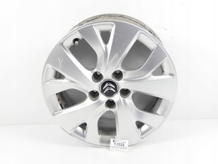 1x Alufelge 16 Zoll 6.5" 5x108 47ET Silber 9677089777 Citroën C4 Picasso Ii FEL2732737970gx