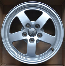 Load image into Gallery viewer, 4x Alufelge 16 Zoll 7.0&quot; 5x112 35ET Glanz Silber 8W0601025 Audi A6 A4 Rim Wheel