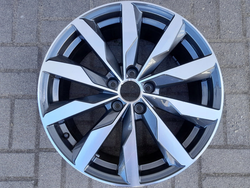 1x Alufelge 18 Zoll 8.0" 5x112 40ET Glanz Grau 8W0601025FJ Audi Rim Wheel FEL5750638832bo