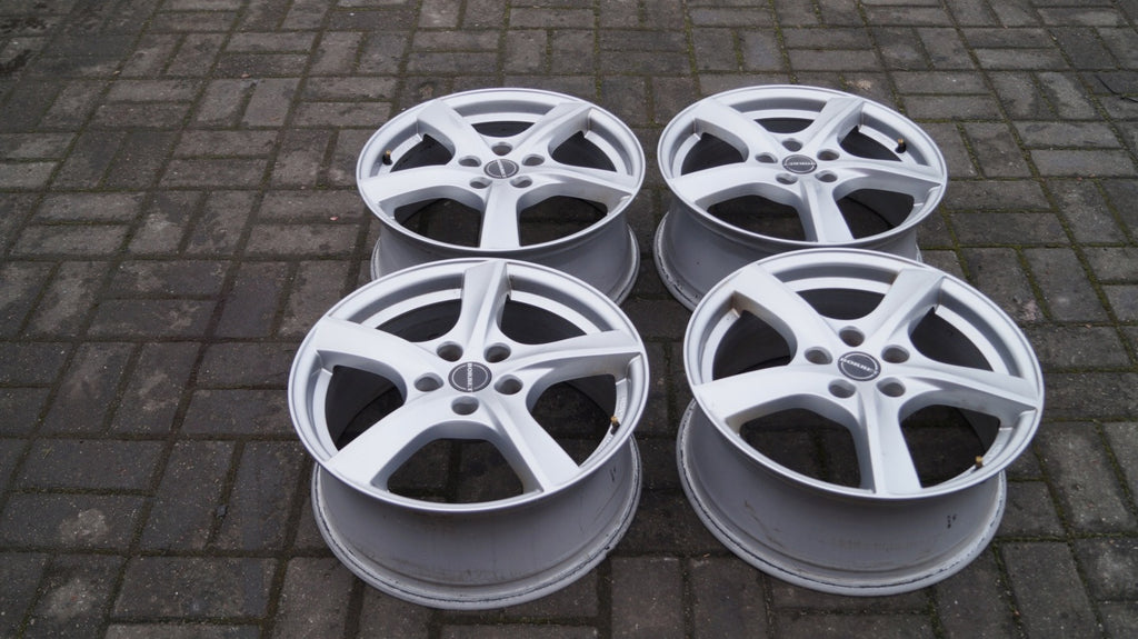 4x Alufelge 17 Zoll 7.0" 5x112 40ET Silber KBA50286 VO516034 Rim Wheel FEL2778718524qd