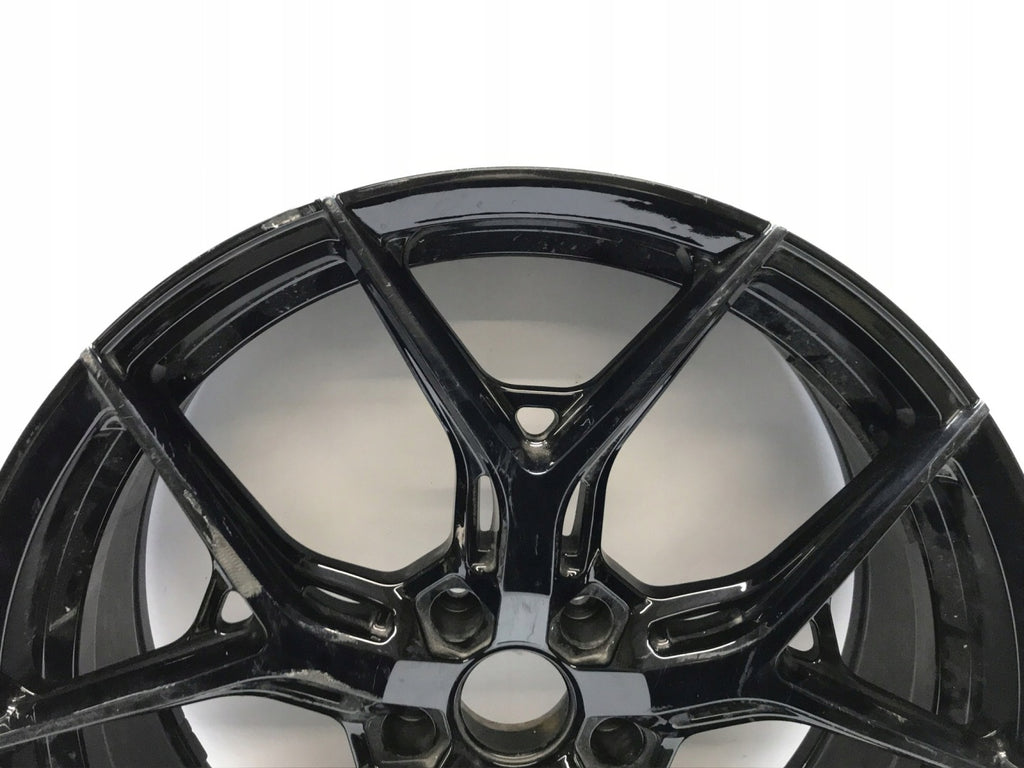 1x Alufelge 20 Zoll 9.5" 5x120 16ET Matt Schwarz Mg Rim Wheel FEL6756044777oe