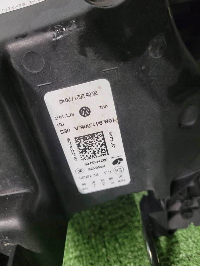 Frontscheinwerfer VW Id.3 10B941006A Full LED Rechts Scheinwerfer Headlight SCH6458615969ej