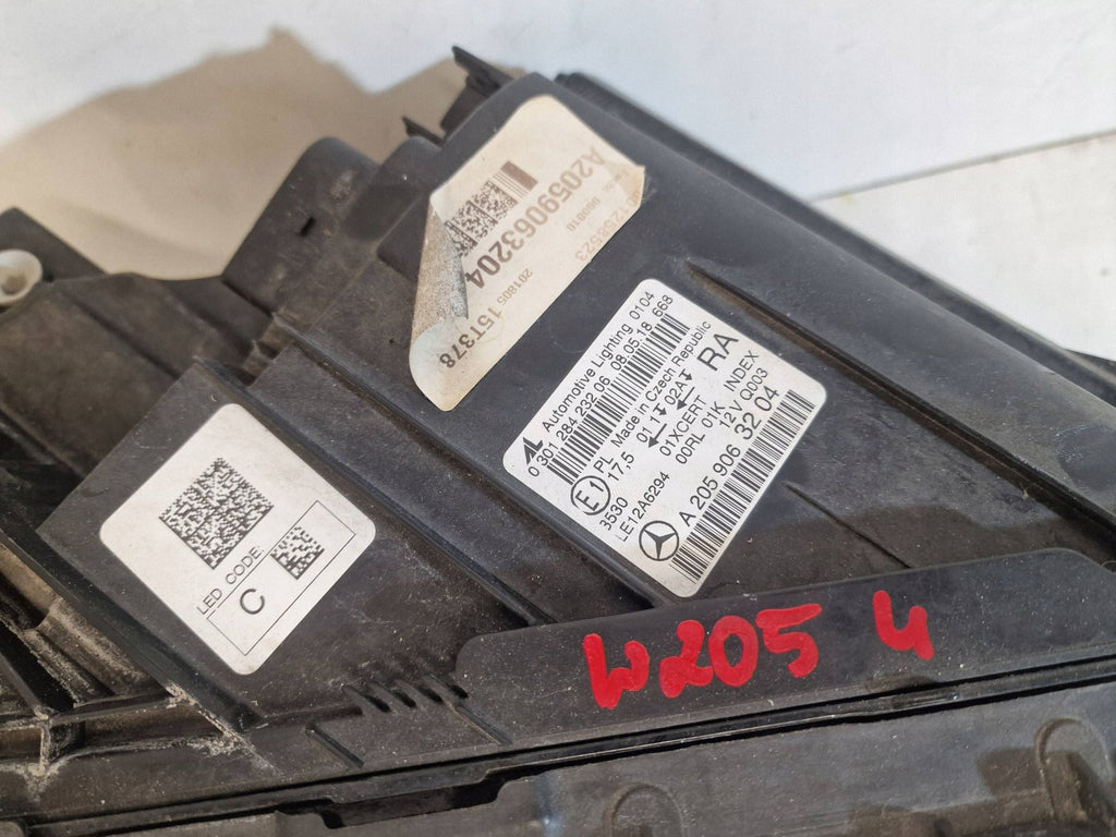 Frontscheinwerfer Mercedes-Benz W205 A2059063204 Rechts Scheinwerfer Headlight SCH9777234664ft