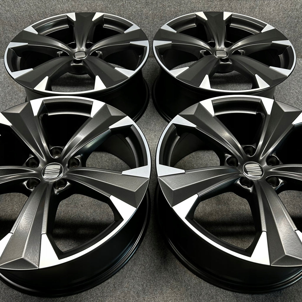 4x Alufelge 19 Zoll 8.0" 5x112 45ET Glanz Schwarz 575601025AS Cupra Ateca FEL7381981127mp