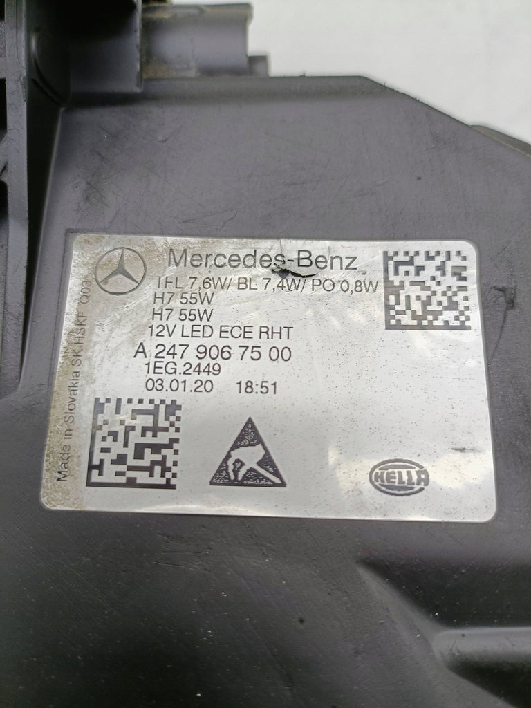 Frontscheinwerfer Mercedes-Benz W247 A2479067500 Links Scheinwerfer Headlight SCH1993175138gp