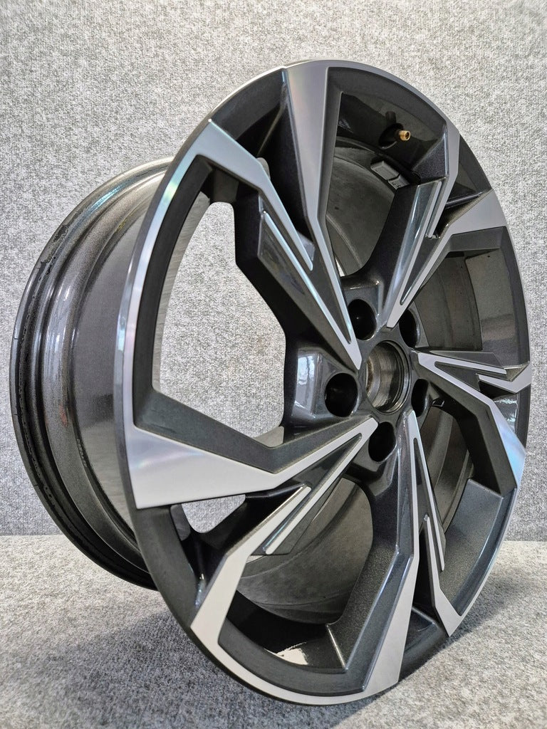 1x Alufelge 18 Zoll 8.0" 5x112 46ET Glanz Graphit 8Y0601025H Audi A3 Mg FEL6070919238cw