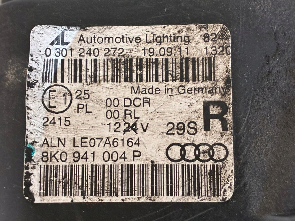 Frontscheinwerfer Audi A4 8K0941004P Xenon Rechts Scheinwerfer Headlight SCH3884588186qb