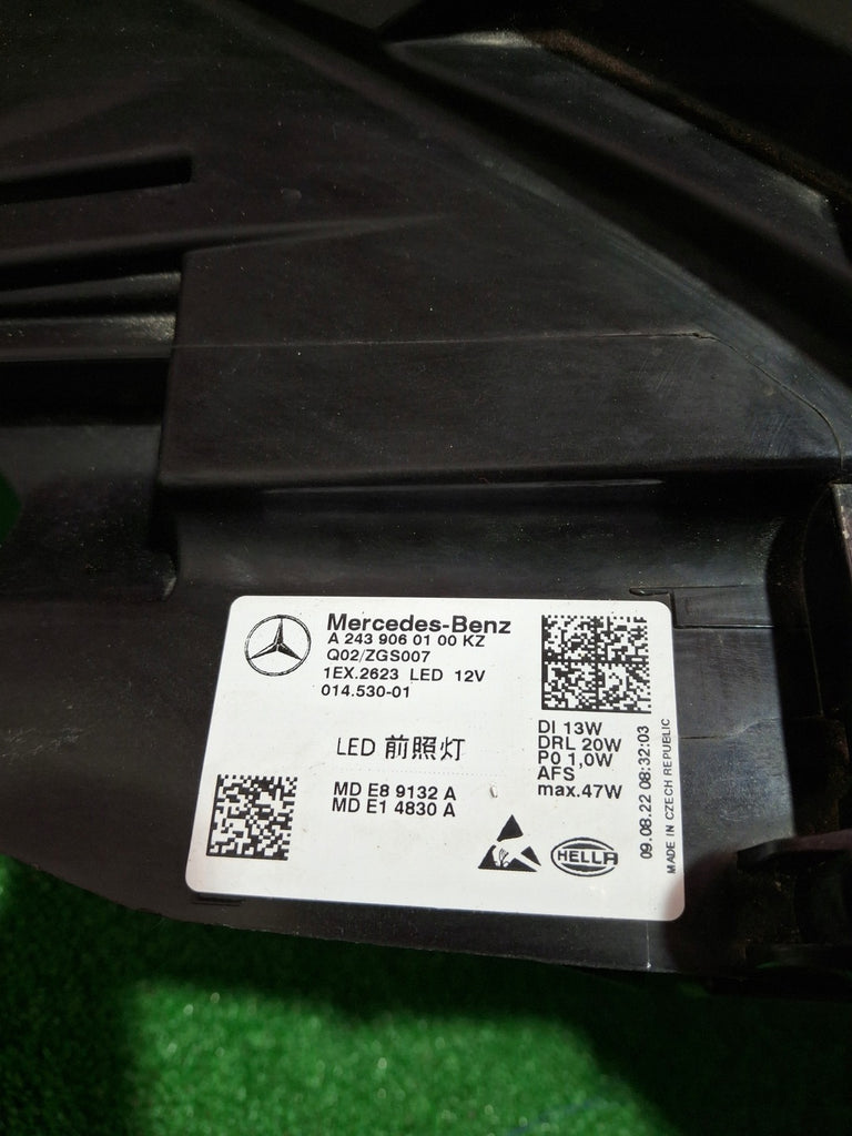 Frontscheinwerfer Mercedes-Benz Eqa Eqb A2439060100 LED Links Headlight SCH8913839752jy