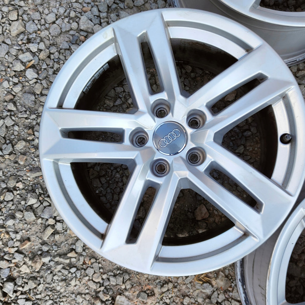 4x Alufelge 17 Zoll 7.0" 5x112 42ET Glanz Silber 8W0601025P Audi A4 B8 Rim Wheel FEL6387461937sy