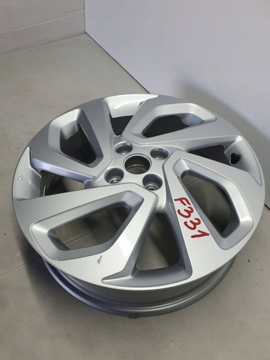 1x Alufelge 17 Zoll 5.0" 4x100 40ET Glanz Schwarz CMS1210-4 Toyota Aygo X FEL7637574212ig