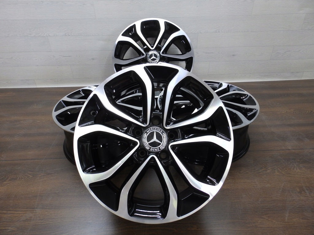 4x Alufelge 17 Zoll 7.0" 5x112 48 5ET A2054010200 Mercedes-Benz W205 Rim Wheel FEL8973385131vc