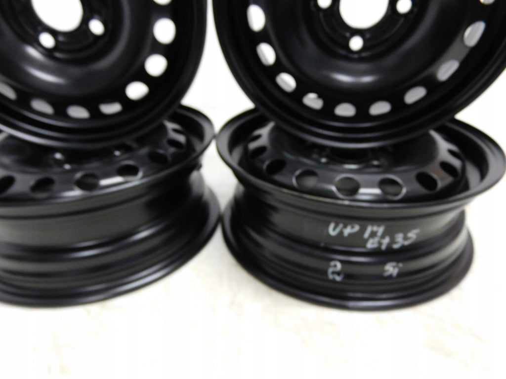1x Alufelge 14 Zoll 5.0" 4x100 35ET Glanz Schwarz 1S0601027 Seat Mii Citigo I FEL3467110085ii