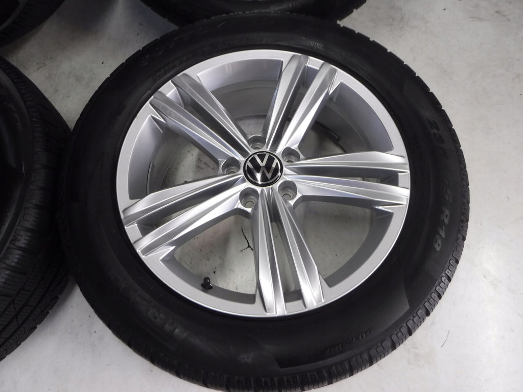 4x Alufelge 18 Zoll 7.0" 5x112 43ET 5NA601025M VW Tiguan Sharan Rim Wheel FEL6035815344xy