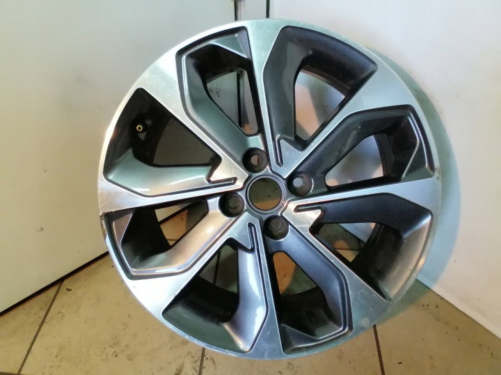 1x Alufelge 16 Zoll 6.5" 4x100 49ET Glanz Schwarz 52910-H8500 Kia Rio Iv FEL1113811540bb
