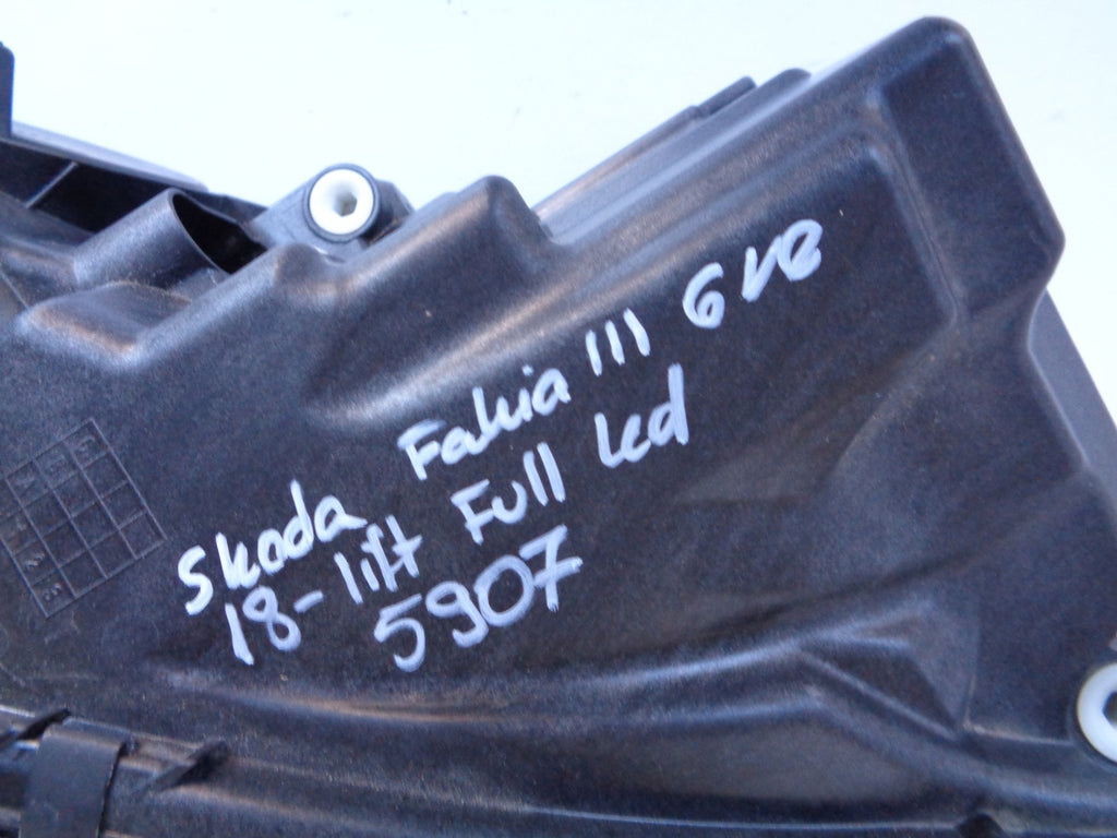 Frontscheinwerfer Skoda Fabia III 6V1941015F Full LED Links Headlight