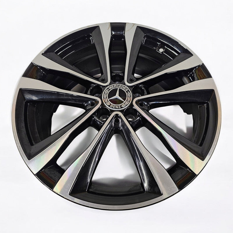 1x Alufelge 18 Zoll 7.5" 5x112 49ET Glanz Schwarz A1774012700 Mercedes-Benz Cla