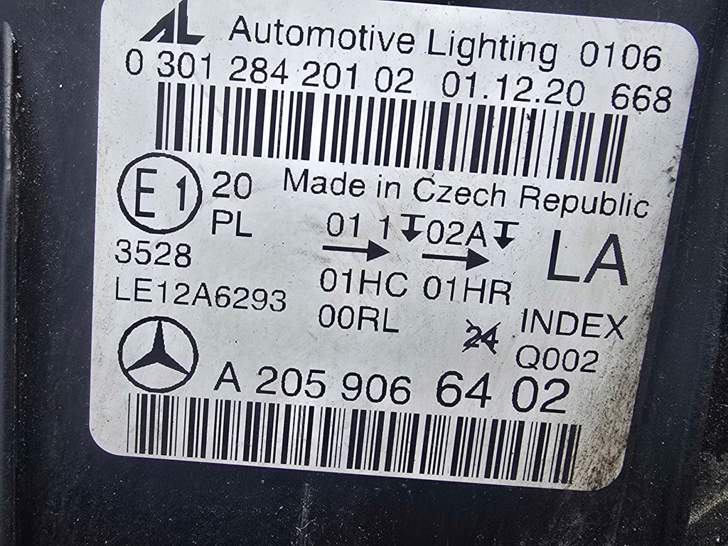 Frontscheinwerfer Mercedes-Benz W205 A2059066402 Links Scheinwerfer Headlight SCH8247221624bt
