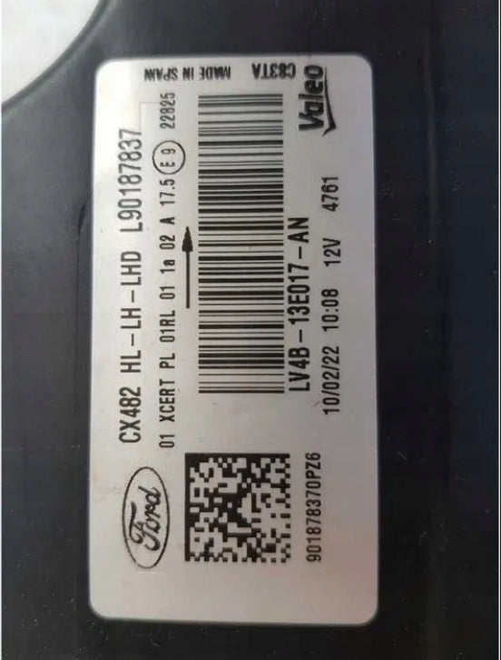 Frontscheinwerfer Ford Kuga LV4B-13E017-AN Links Scheinwerfer Headlight SCH3501880907pj