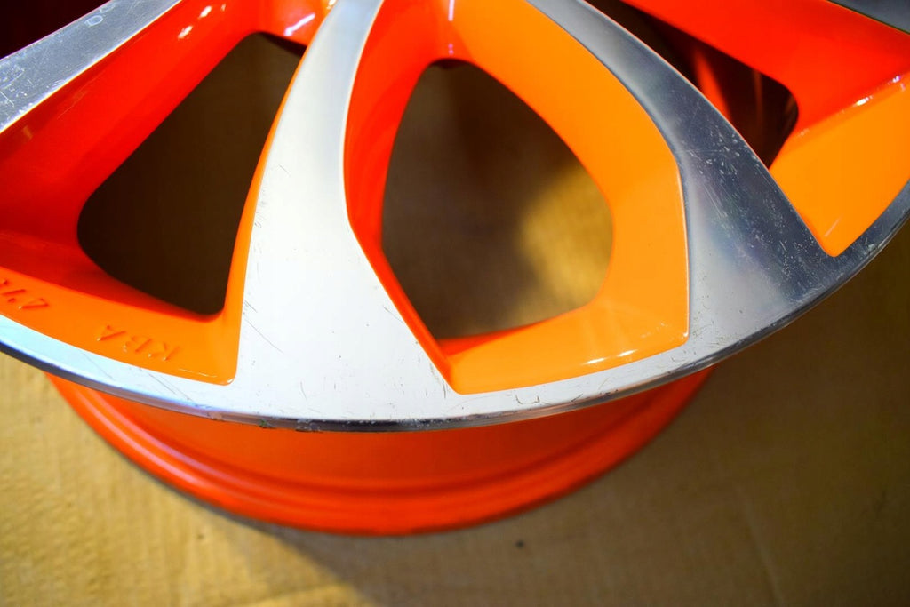 1x Alufelge 17 Zoll 7.0" 5x114.3 47ET Glanz Rot KE409-1K200 Nissan Juke F15