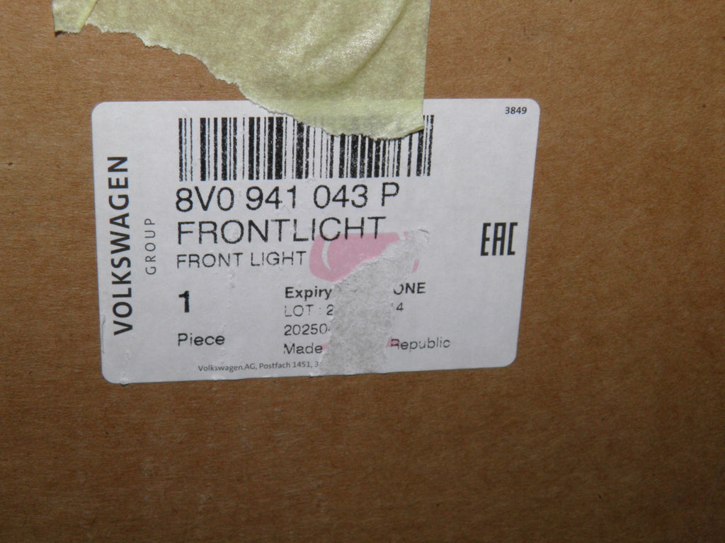 Frontscheinwerfer Audi A3 8V0941043P Links Scheinwerfer Headlight SCH4074572431ug