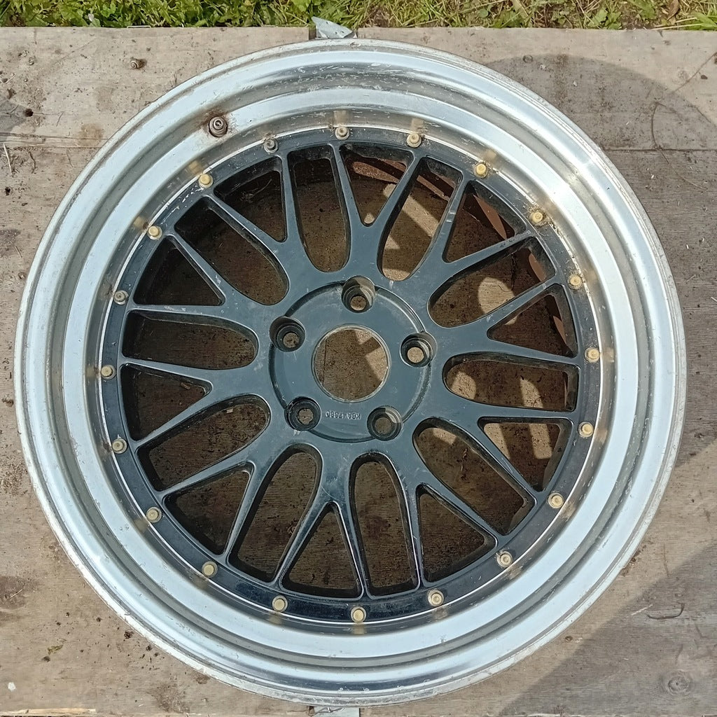1x Alufelge 19 Zoll 9.5" 5x120 35ET Glanz Silber KBA47380 Mercedes-Benz