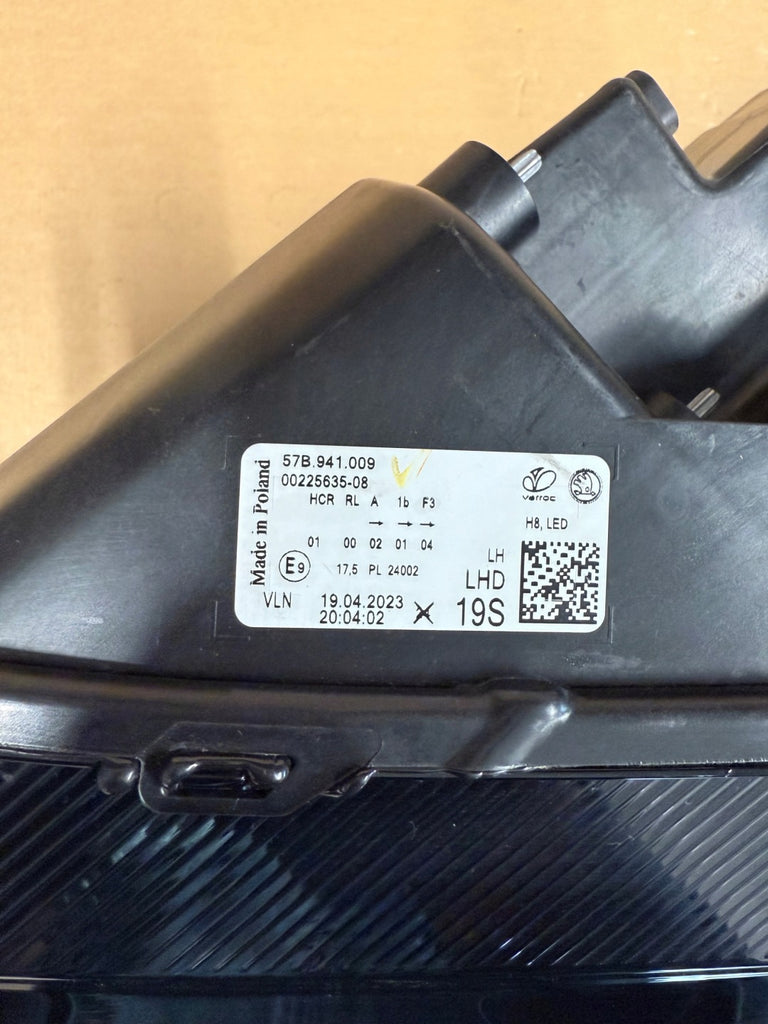 Frontscheinwerfer Skoda Karoq 57B941009 Ein Satz Scheinwerfer Headlight SCH9605249398ld