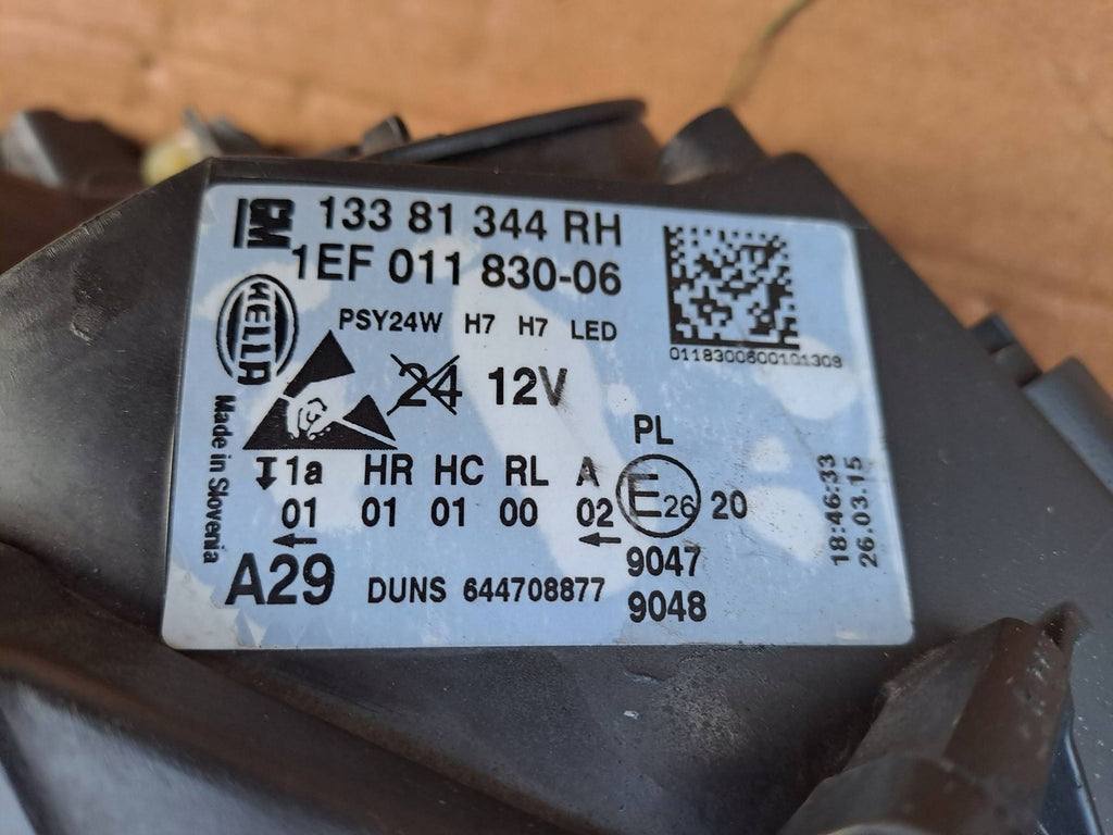 Frontscheinwerfer Opel Corsa E 13381344 1EF01183006644708877 Rechts Headlight SCH7359293980sp