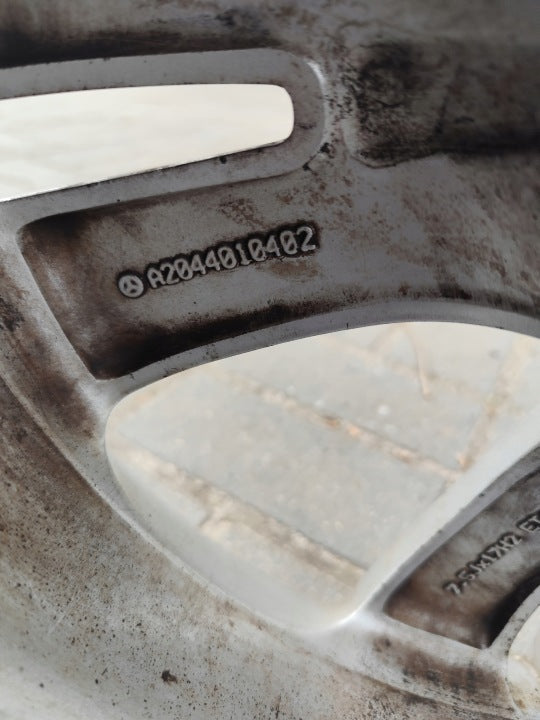1x Alufelge 17 Zoll 7.5" 5x112 47ET Glanz Silber A2044010402 Mercedes-Benz FEL6167874392ml