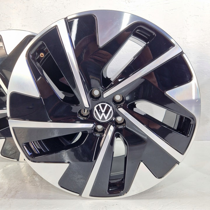 4x Alufelge 19 Zoll 8.0" 5x112 45ET Glanz Schwarz 14B601025C VW I Rim Wheel FEL4155372375sm