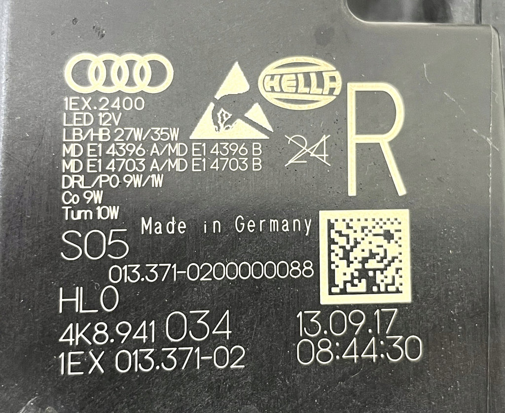 Frontscheinwerfer Audi A7 4K8941034 4K8941034C 4K8941034K LED Rechts Headlight