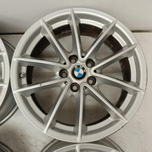 Load image into Gallery viewer, 4x Alufelge 17 Zoll 7.5" 5x112 27ET Glanz Silber 6868217 BMW G31 G30 G32 FEL9720722329mt