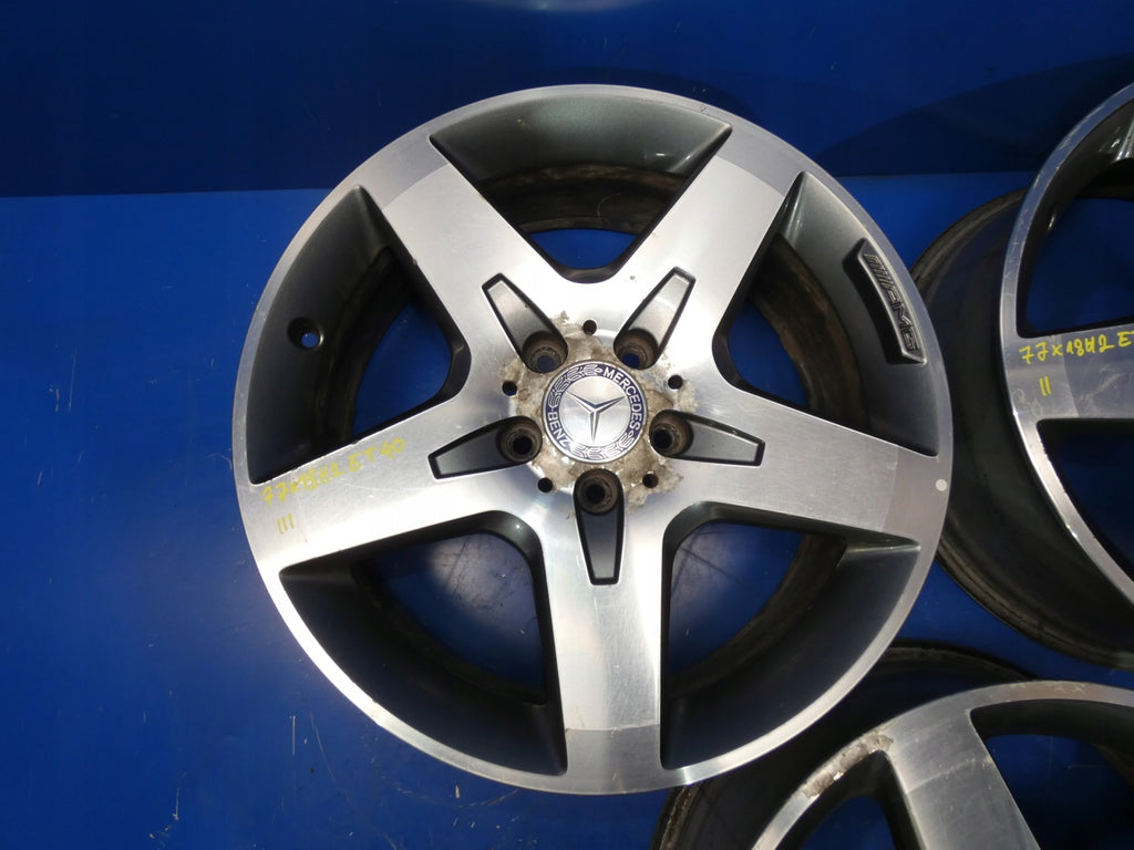 1x Alufelge 18 Zoll 7.0" 5x112 40ET Glanz Mercedes-Benz W176 Rim Wheel FEL5419543844hh