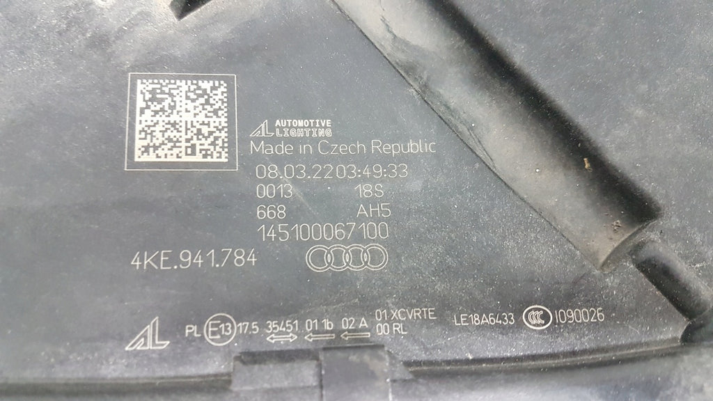 Frontscheinwerfer Audi E-Tron 4KE941784 Full LED Rechts Scheinwerfer Headlight