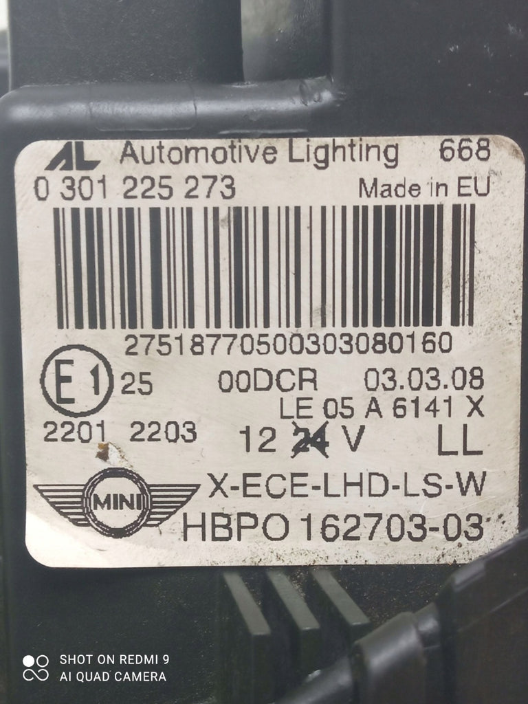 Frontscheinwerfer Mini Clubman R55 0301225273 Links Scheinwerfer Headlight SCH5353145467aj
