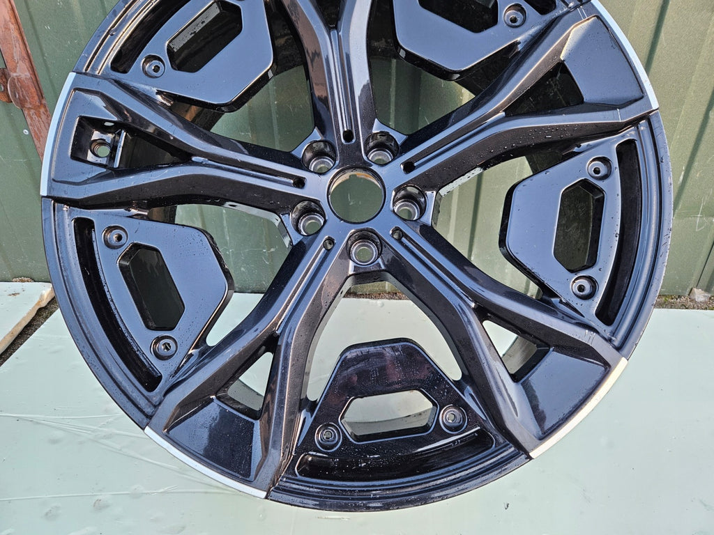 1x Alufelge 22 Zoll 9.5" 5x112 37ET 5A02658 BMW G07 X6 G06 Rim Wheel FEL8925843439bg