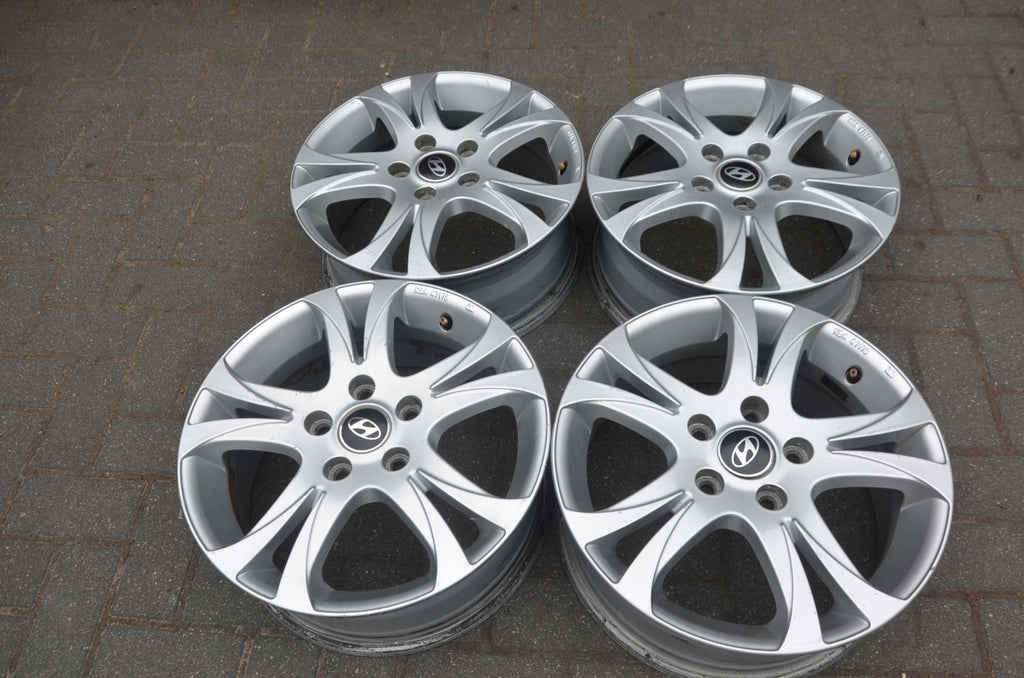 4x Alufelge 16 Zoll 6.5" 5x114.3 55ET Hyundai I30 Ceed 6 3 I Rim Wheel FEL5865600163fs