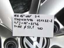 Load image into Gallery viewer, 1x Alufelge 16 Zoll 6.5" 5x112 46ET Glanz Silber 5H0071496 VW Rim Wheel FEL3350100073ds