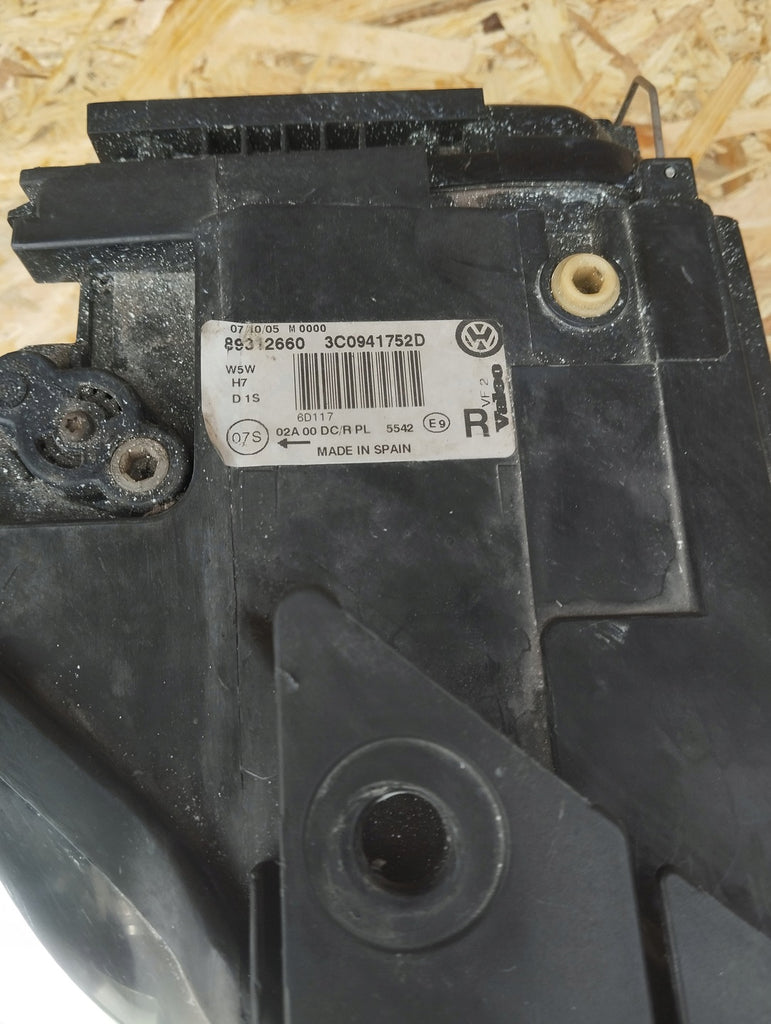Frontscheinwerfer VW Passat 3C0941752 Xenon Rechts Scheinwerfer Headlight SCH8790729730hn