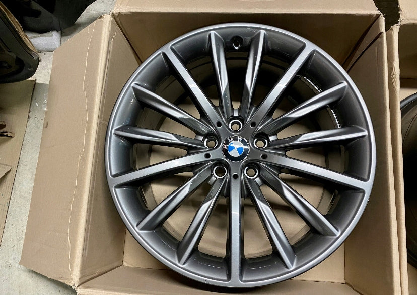 1x Alufelge 19 Zoll 9.0" 5x112 43ET 6874439 BMW G31 G30 Rim Wheel FEL4800194349sb