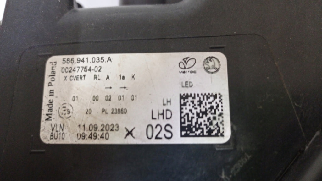 Frontscheinwerfer Skoda Kodiaq 566941035A Full LED Links Scheinwerfer Headlight SCH7366983325te