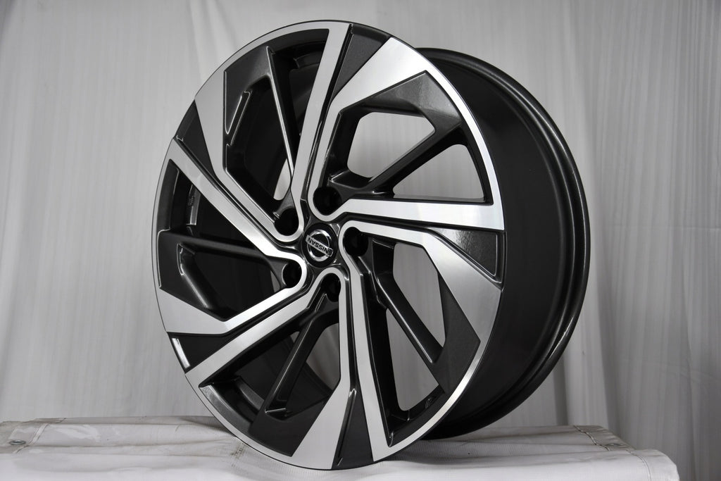 4x Alufelge 20 Zoll 8.0" 5x114.3 40ET Glanz Graphit Mg Qashqai Iii Rim Wheel FEL2175553055kg