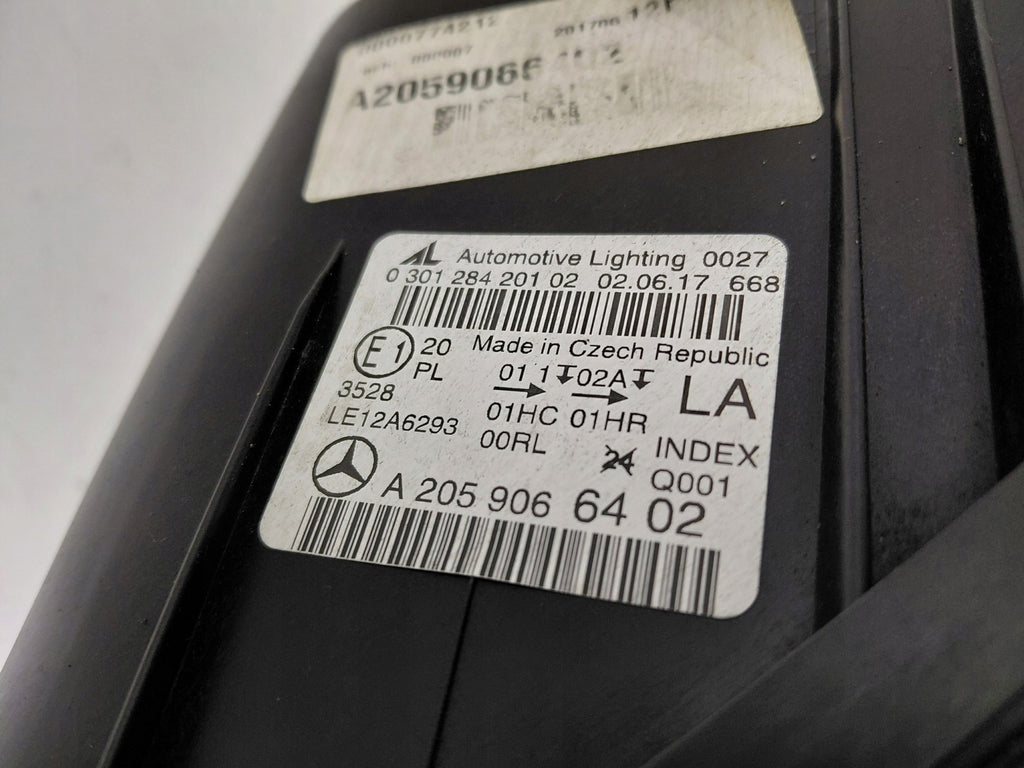 Frontscheinwerfer Mercedes-Benz W205 A2059066402 Links Scheinwerfer Headlight SCH9122190937pr