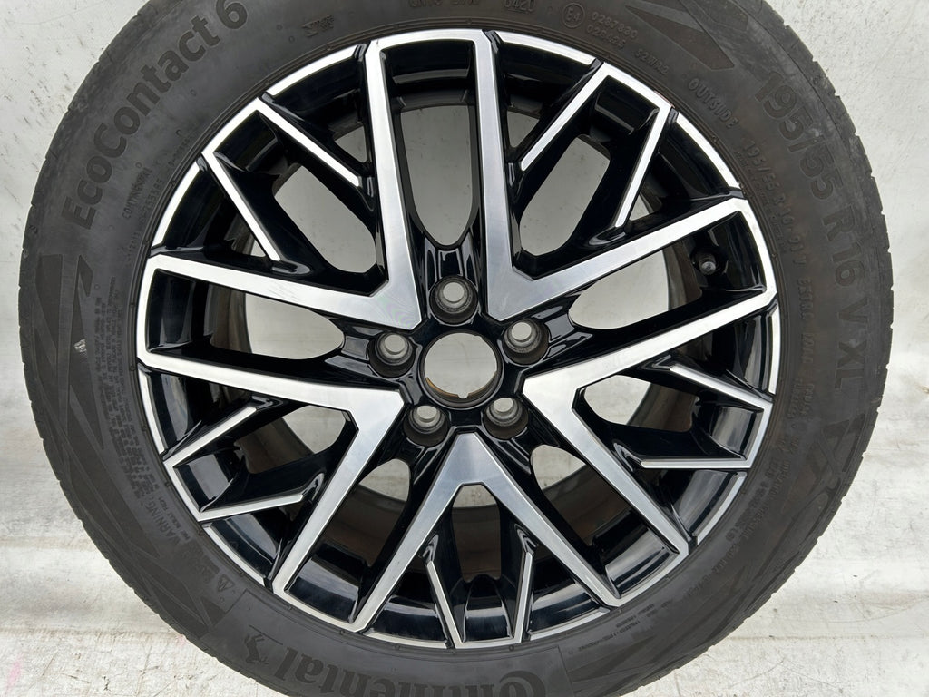 1x Alufelge 16 Zoll 6.5" 5x100 47ET Glanz 6F0601025M Seat Ibiza I V Rim Wheel FEL1160017750rq