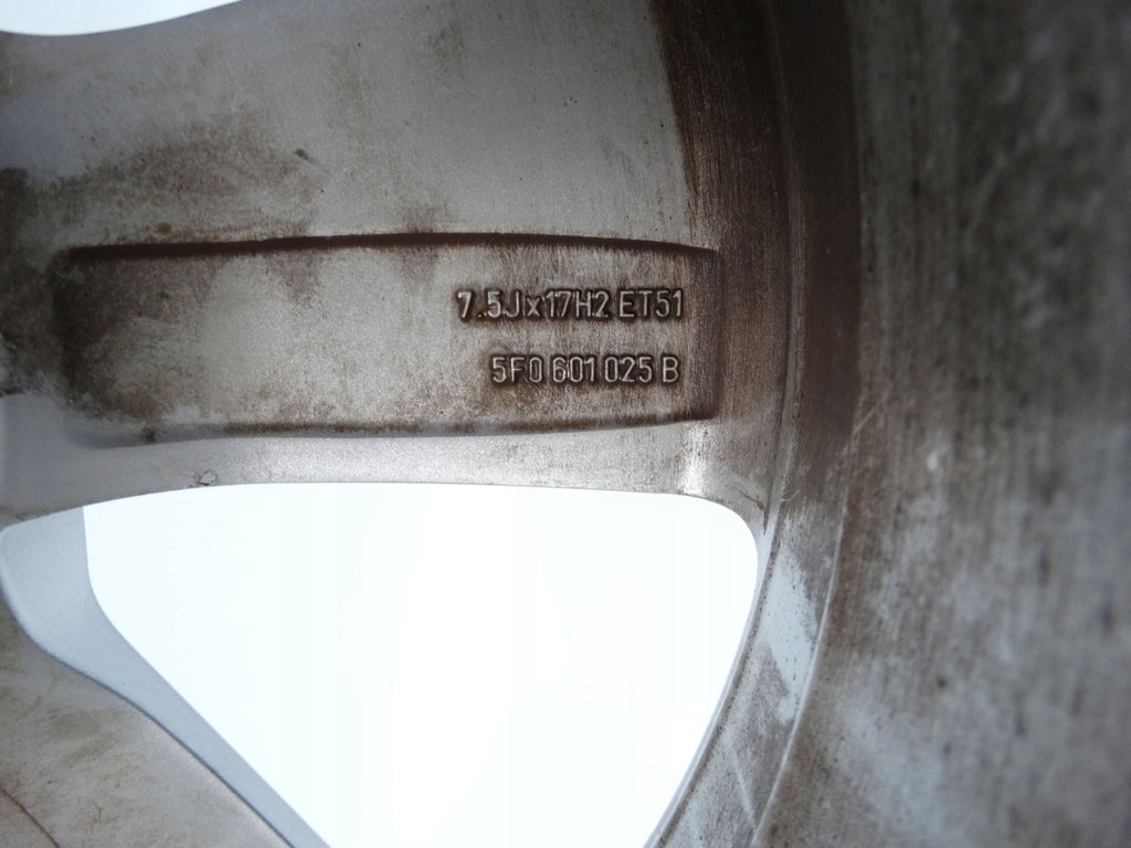 1x Alufelge 17 Zoll 7.5" 5x112 51ET 5F0601025B Seat Leon Rim Wheel