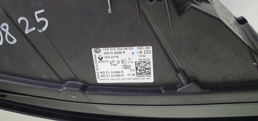 Frontscheinwerfer Renault Espace 260109229R Rechts Scheinwerfer Headlight SCH1291419863ky