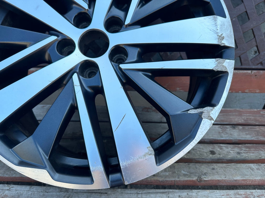 1x Alufelge 19 Zoll 7.5" 5x108 42ET Matt Schwarz 9820411777 Peugeot 3008 FEL3128511613qe